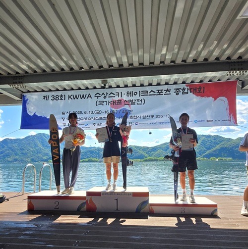 춘천시청 수상스포츠팀( 1위 하지윤, 3위 유지영(국가대표선발)).jpg