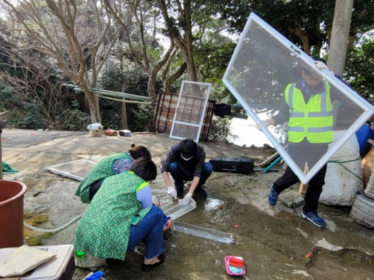 진도군 조도면, 장애인가구 청소 봉사 활동2.jpg